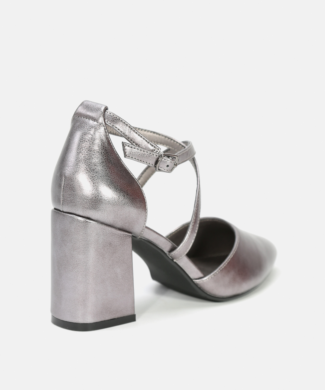 Zapatos tac&oacute;n tiras cruzadas image number null